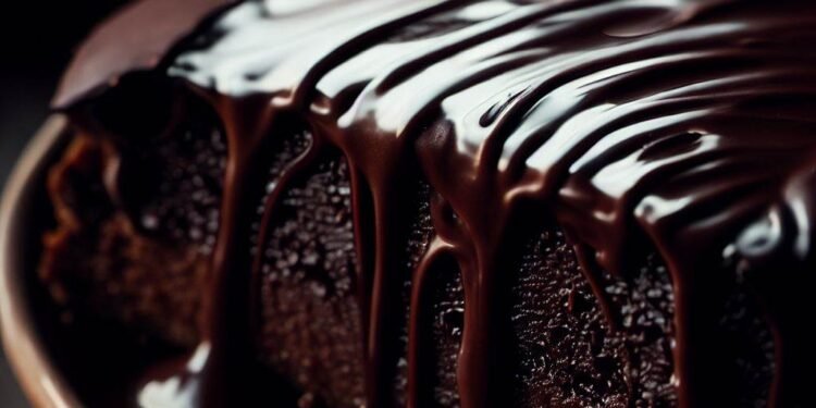 Torta de Chocolate Rica com Ganache: Um Deleite Decadente 2 Torta de Chocolate Rica com Ganache: Um Deleite Decadente