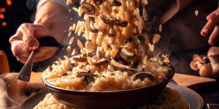 Delicioso Risoto de Cogumelos: Uma Explosão de Sabores na Sua Cozinha