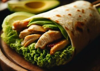 Wrap de Frango com Abacate: Combinação Perfeita para Perder Peso!