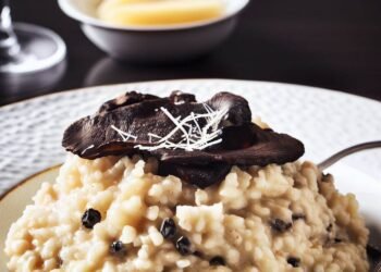 Receita Exclusiva: Risoto de Trufas Negras e Parmesão