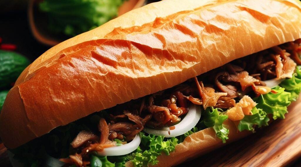 Banh Mi Vietnamita: Sanduíche de Baguete com Sabores Asiáticos 1 Banh Mi Vietnamita: Sanduíche de Baguete com Sabores Asiáticos