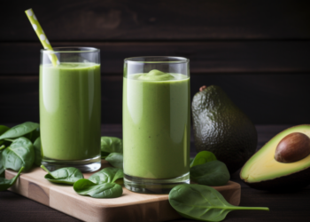 Smoothie de Abacate e Espinafre Emagreça FIT