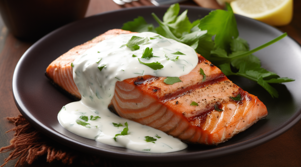 Salmão Grelhado com Molho de Iogurte: Saúde e Emagrecimento em Harmonia! 1 Salmão Grelhado com Molho de Iogurte: Saúde e Emagrecimento em Harmonia!