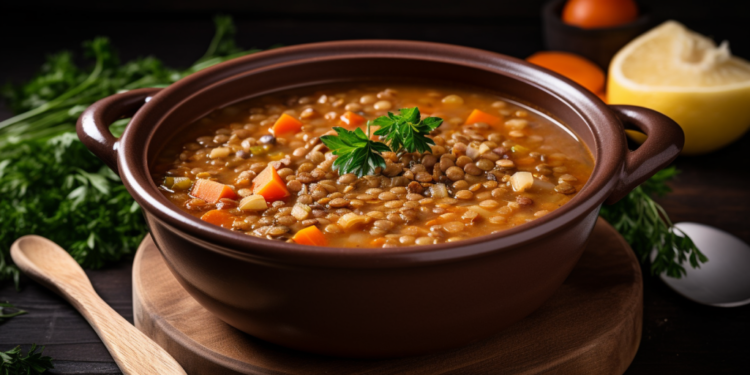 Sopa de Lentilha com Legumes: Sustância e Perda de Peso! 4 Receita de sopa de lentilha com legumes para perda de peso