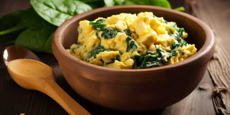 Ovos Mexidos com Espinafre: Energia e Magreza para o Seu Dia! 2 Ovos Mexidos com Espinafre: Energia e Magreza para o Seu Dia!