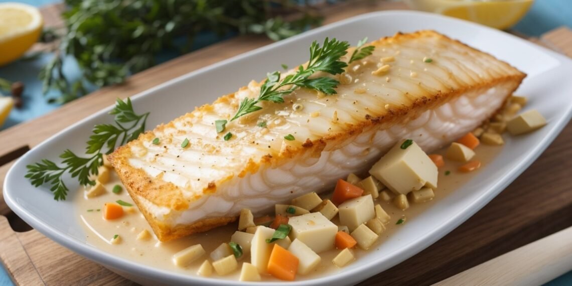 Filé de peixe assado 1 Filé de peixe assado