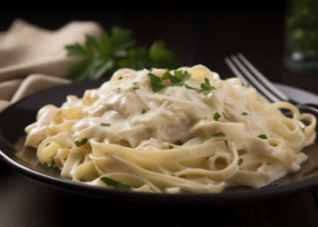 Fettuccine Alfredo: Massa Cremosa com Queijo e Manteiga