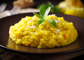Risotto alla Milanese: Risoto de Açafrão à Moda de Milão