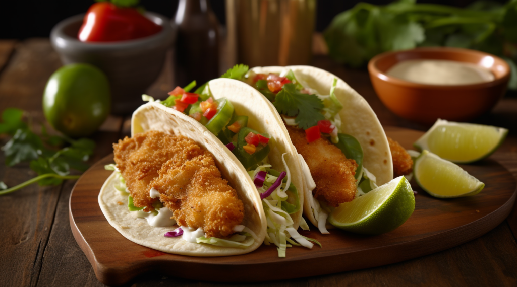 Tacos de Peixe Crocantes