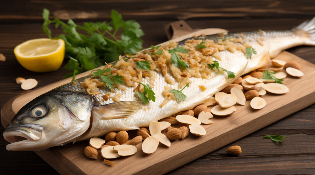 Truta Assada com Amêndoas 1 Truta Assada com Amêndoas