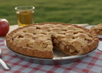 Receita prática de torta de maçã sem açúcar e sem glúten